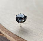 Ocean Gray CZ Prong by NeoMetal