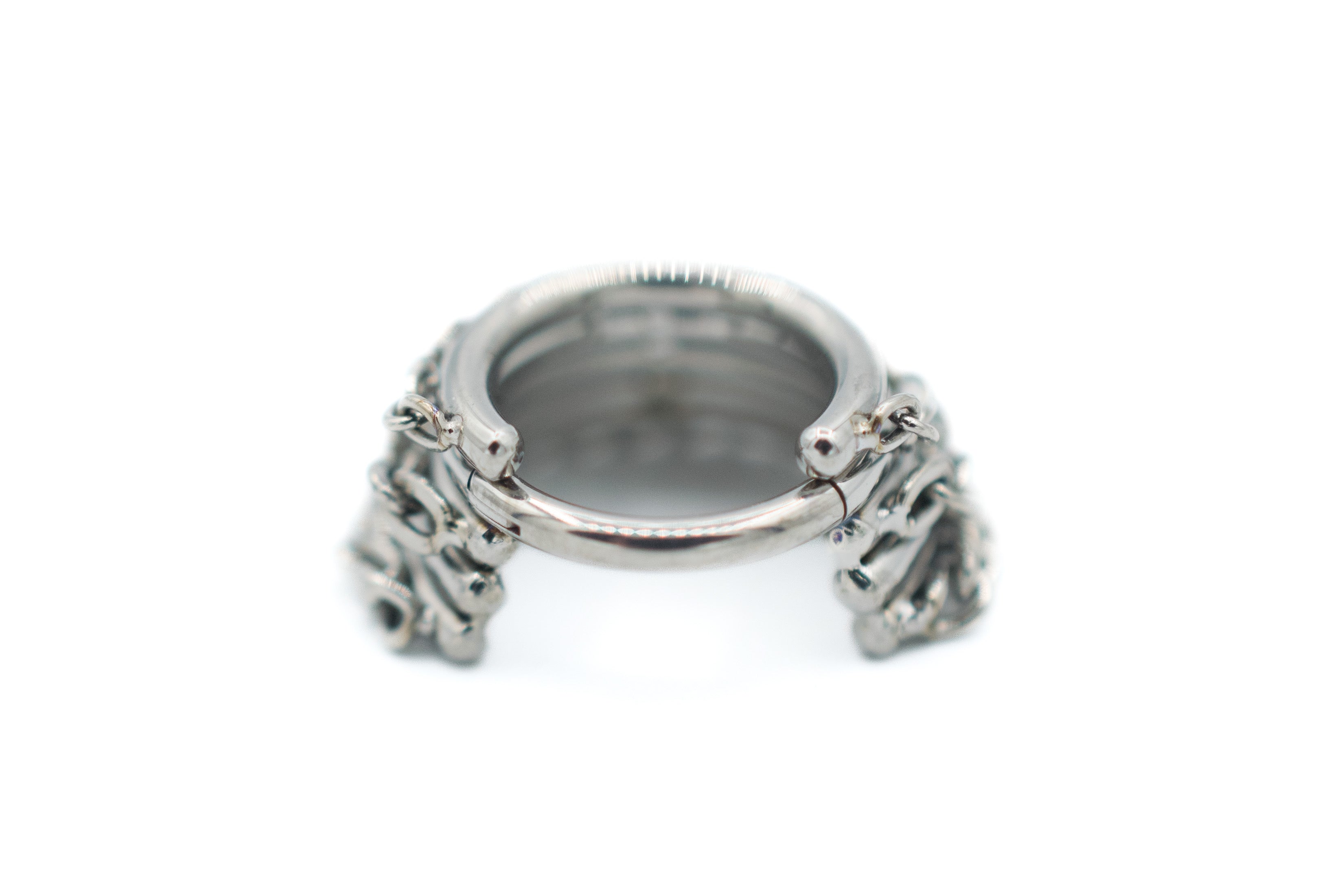 Titanium Chained Quintuple Clicker by Zadamer