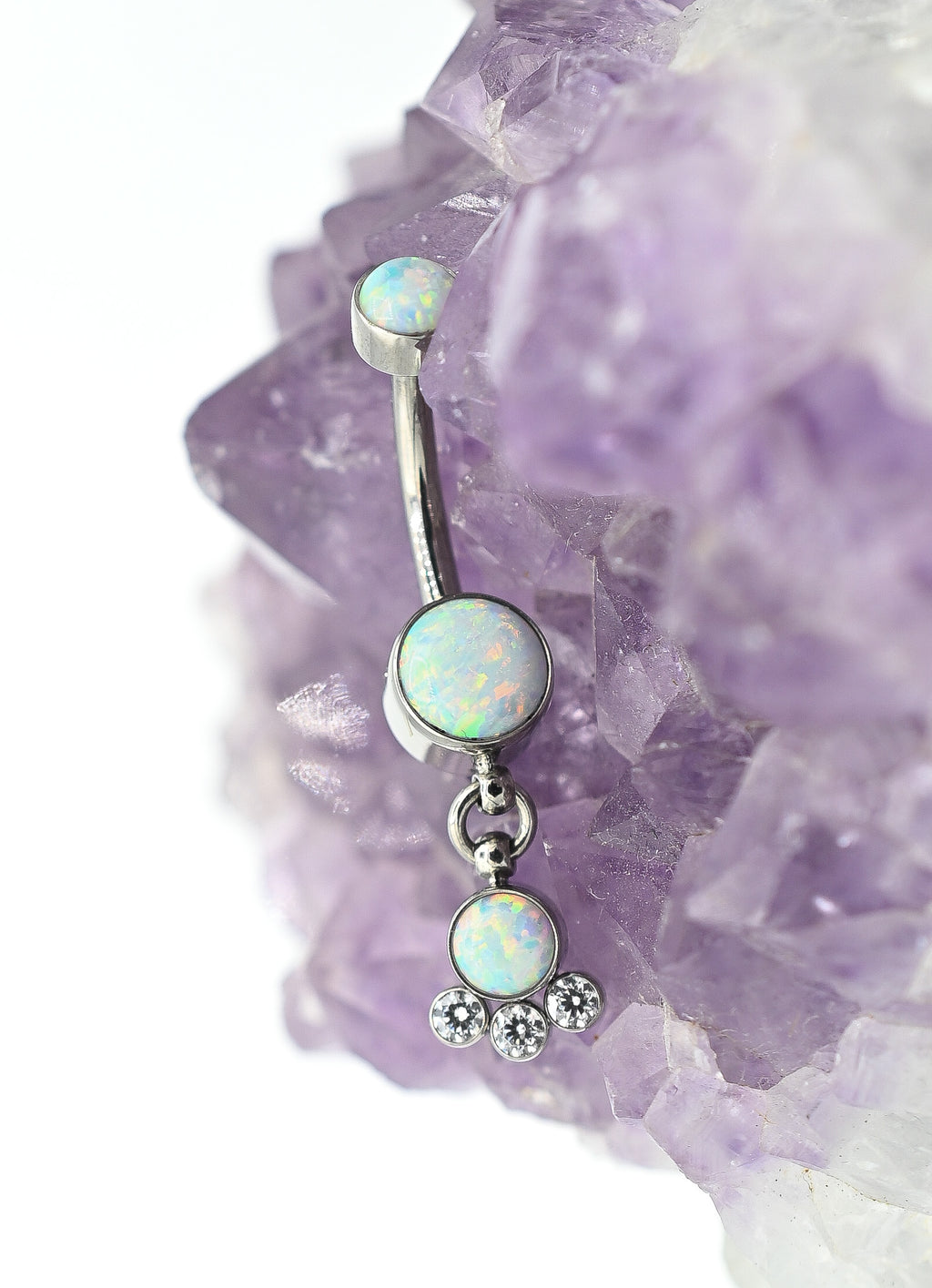 Serene Navel Curve with Dangle by LeRoi