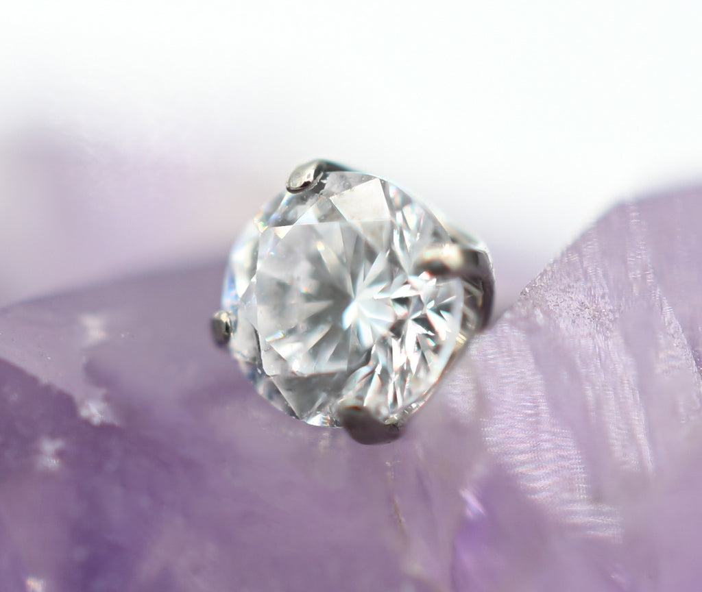 Clear CZ Prong by NeoMetal