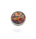 Red Opal Cabochon by NeoMetal