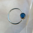 Titanium Captive Gem Beads (CZ, Opal & Natural Stone)