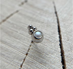 3 Bead Accent Pearl by Body Gems