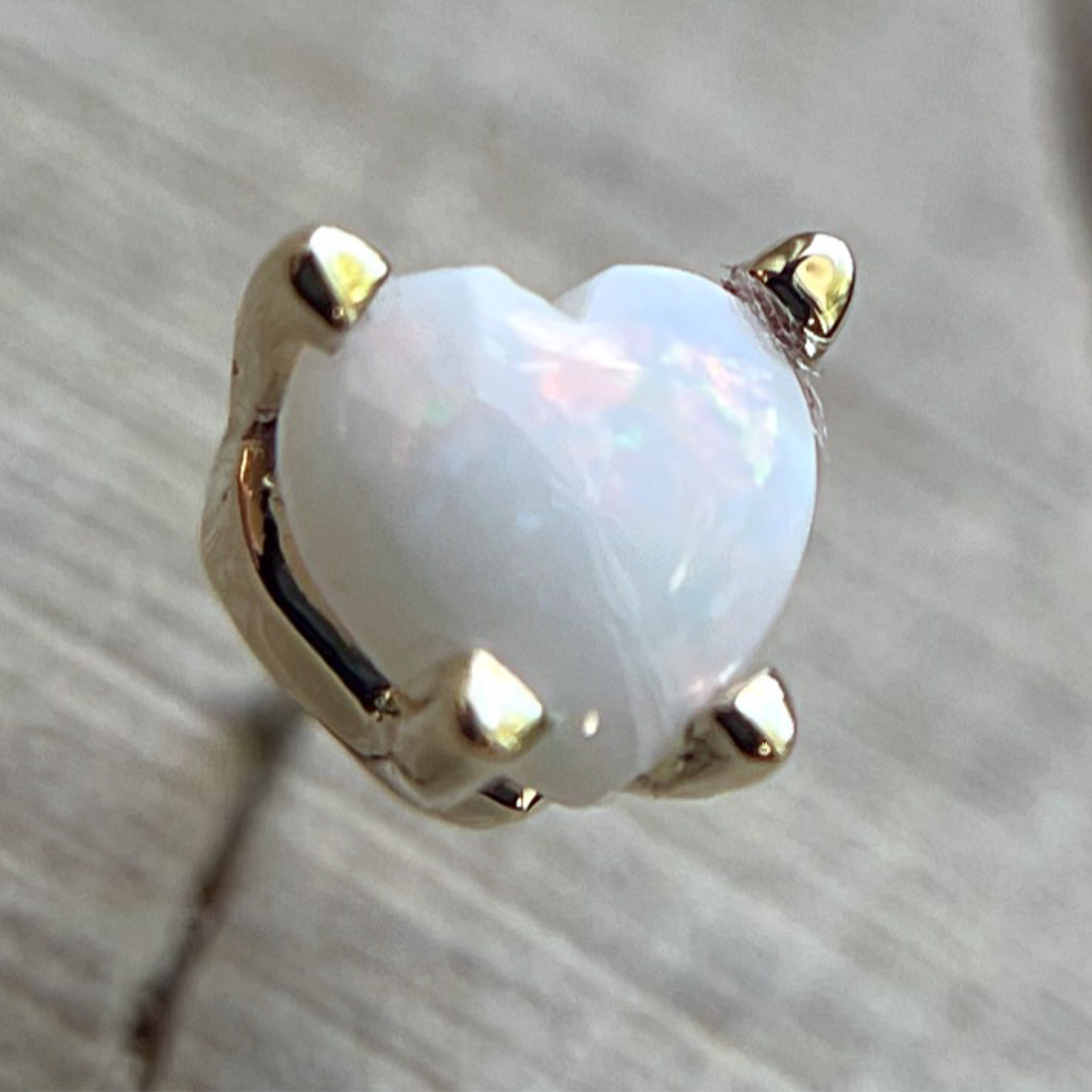 Opal Heart Prong by NorVoch