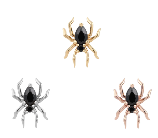 Arachne - Black Spinel - by Buddha Jewelry