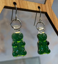 Gummy Bear Earrings Emerald - By Glasswear Studios