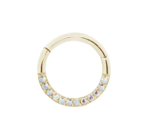 Dia Mercury Mist Topaz Clicker by Buddha Jewelry