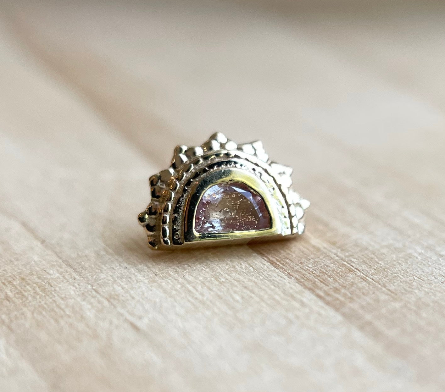 Oregon Sunstone Afghan Half Moon by BVLA