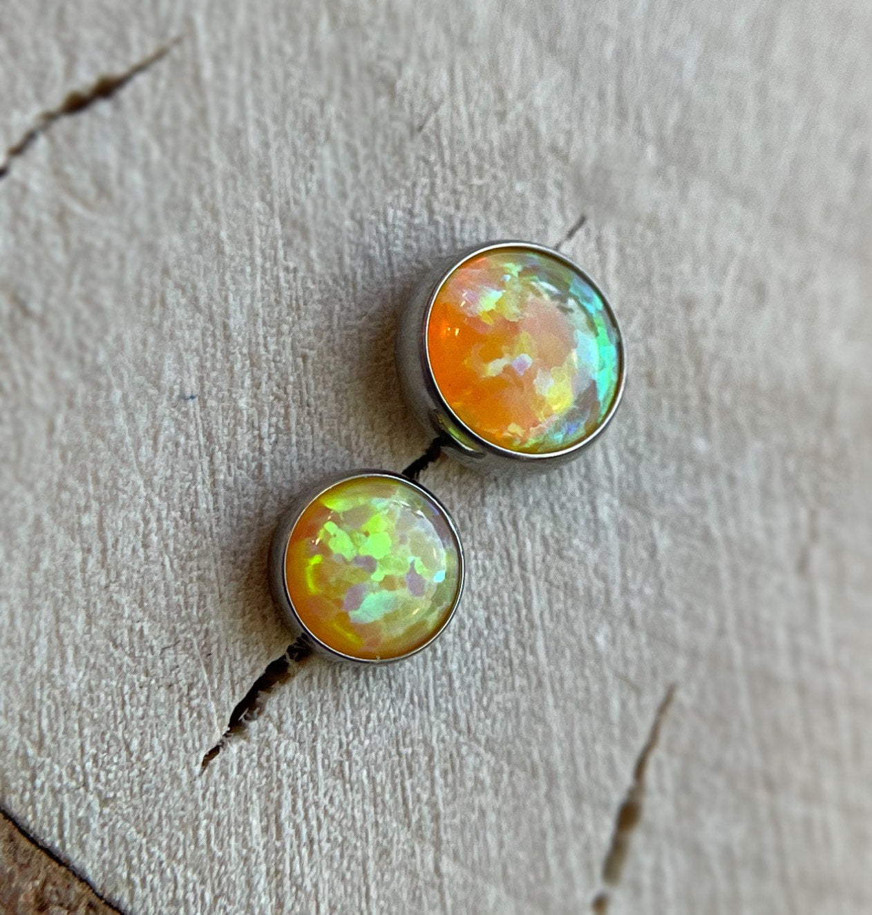 Yellow Opal Cabochon by NeoMetal