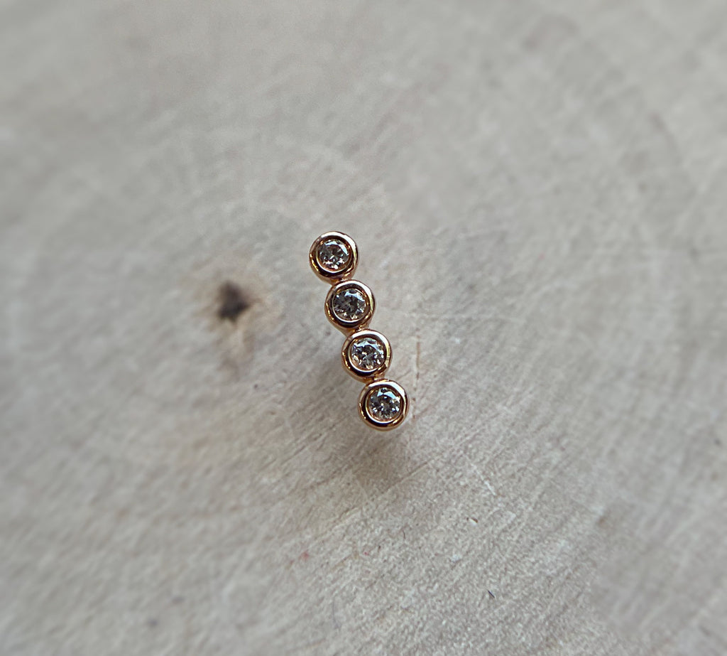 Gretchen by Junipurr (Four Gem Line Cluster)