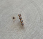 Gretchen by Junipurr (Four Gem Line Cluster)