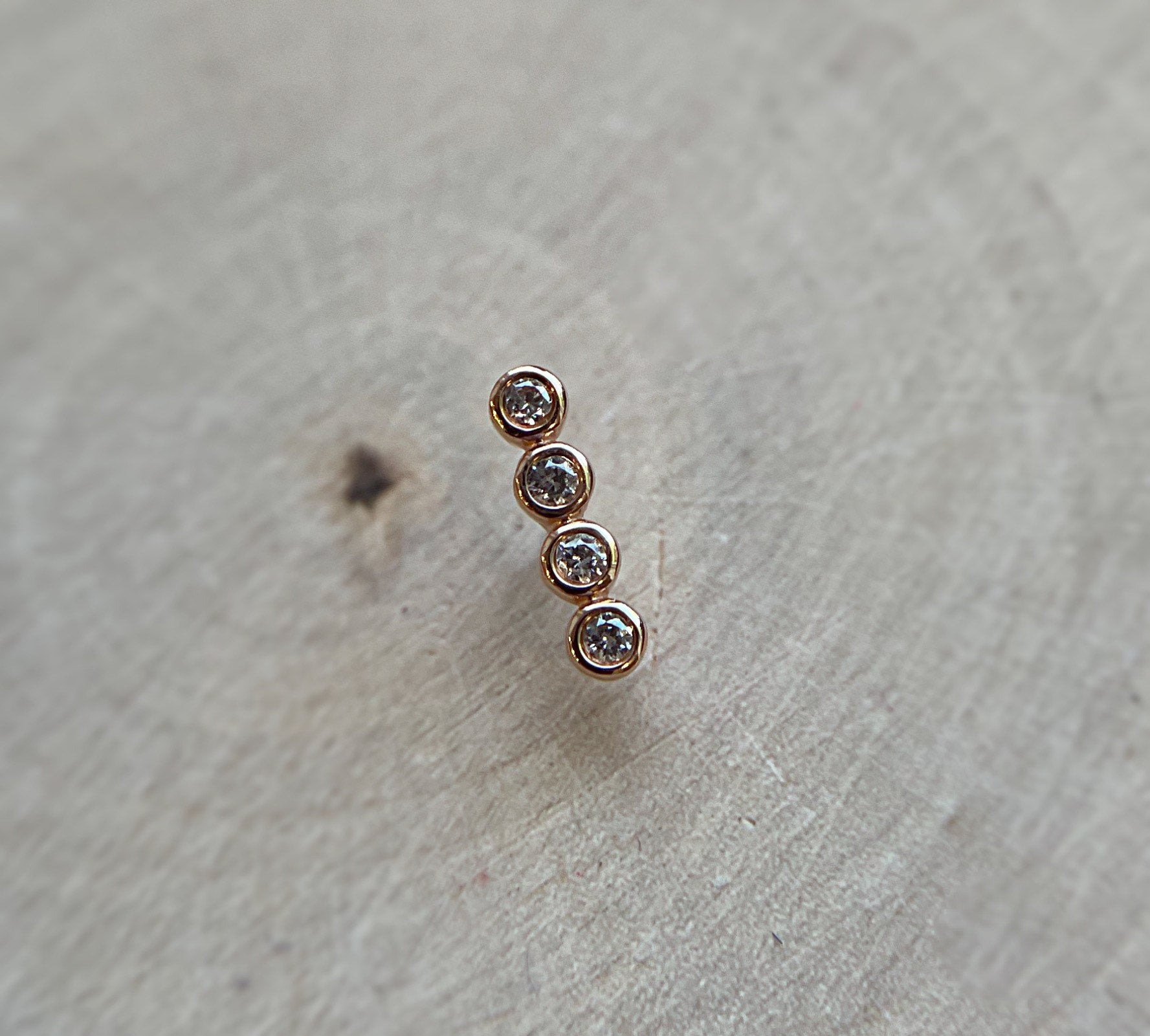 Gretchen by Junipurr (Four Gem Line Cluster)