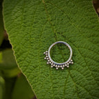 Tri-bead Haute Couture Beaded Seam Ring by LeRoi