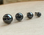 14g Threaded Natural Stone Cabochon