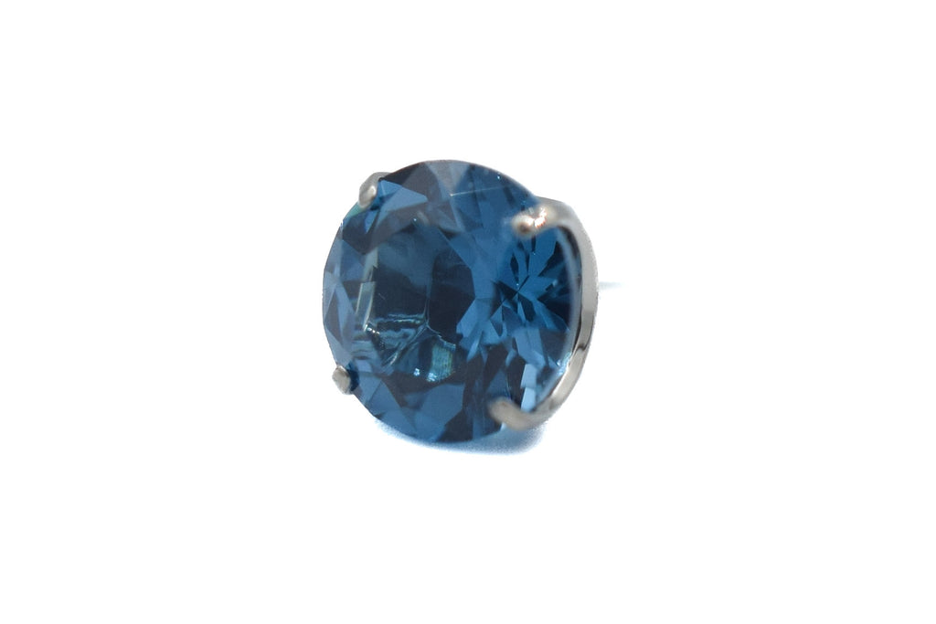 London Blue CZ Prong by NeoMetal