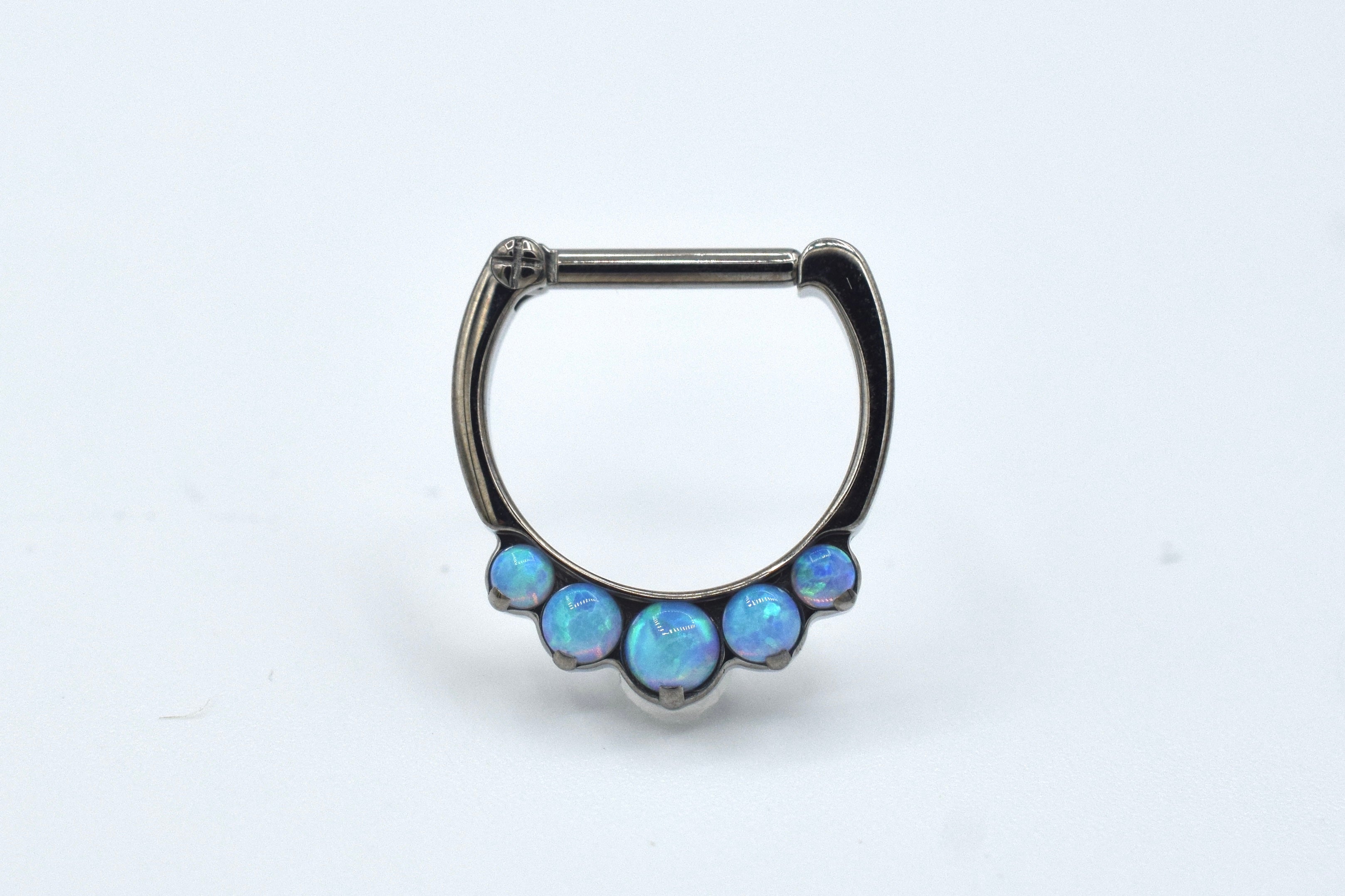 5-Gem Odyssey Daith / Septum Clicker by Industrial Strength