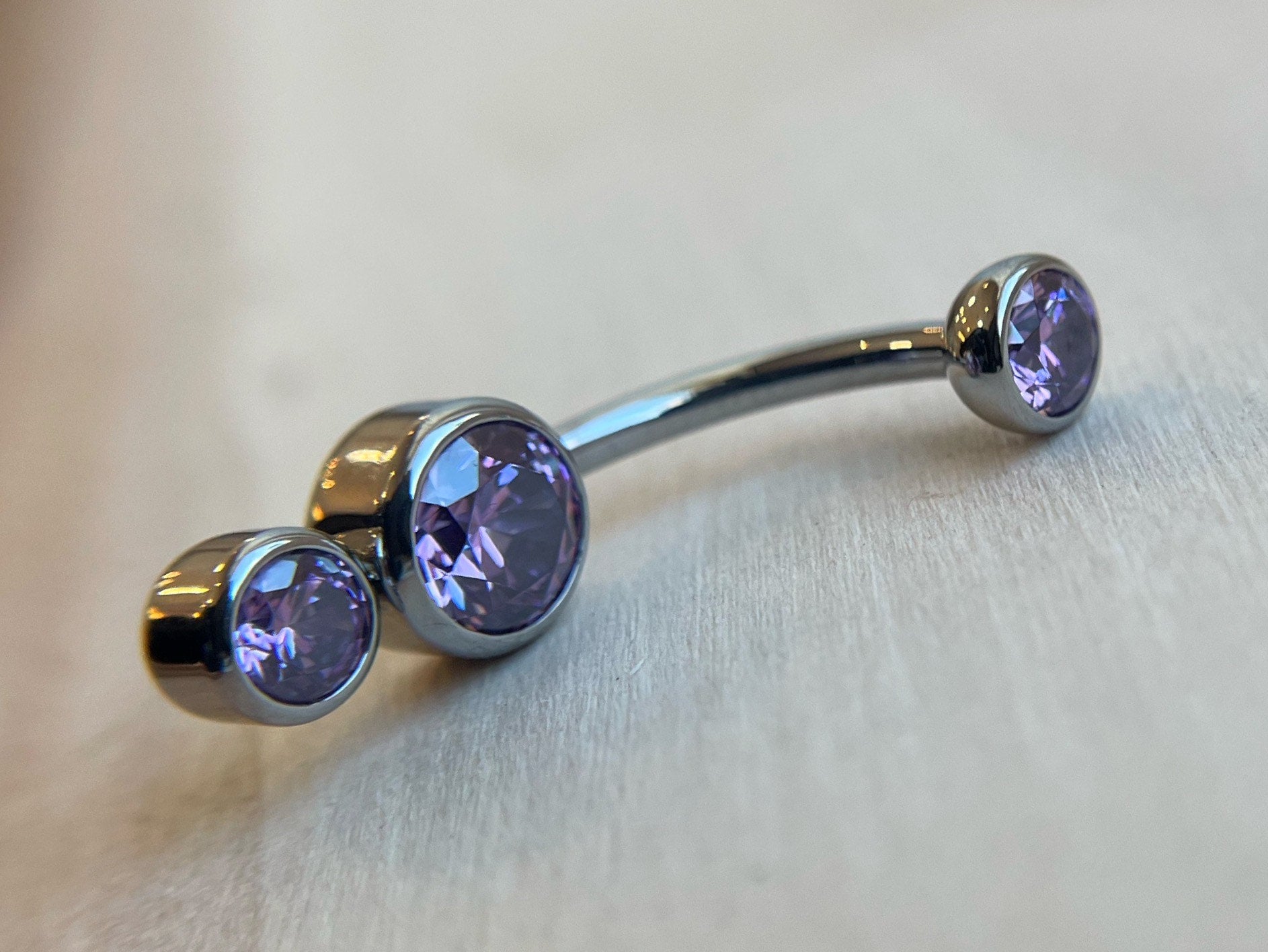 Gemini CZ Navel Curve by Industrial Strength