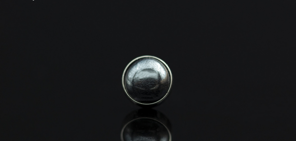 Hematite Cabochon People's Jewelry