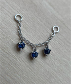 Dripping Sapphire Chain by Modern Mood
