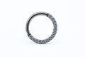 Titanium Single Row Septum/Forward Facing Clicker