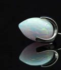 14g 3mm Opal Prong Bullet by People's Jewelry