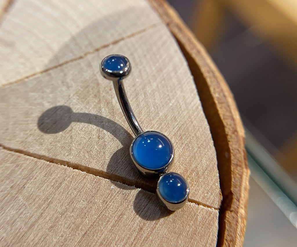 Gemini Natural Stone Navel Curve by Industrial Strength