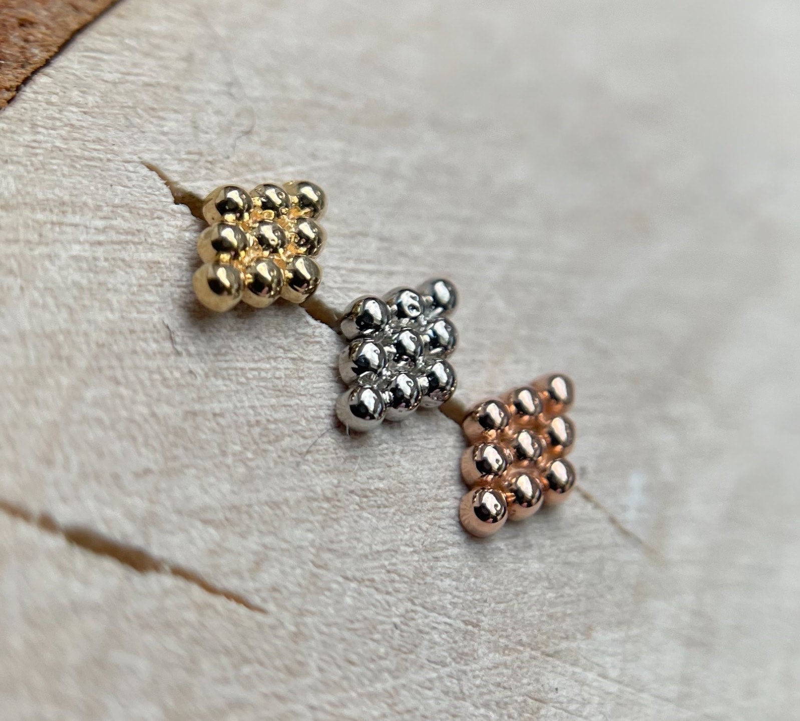 Gita (9 Bead Cluster) by Quetzalli Jewelry