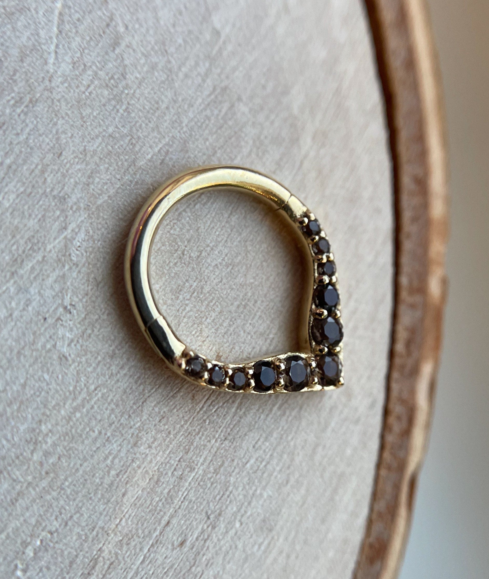 Smokey Quartz Rise & Shine Clicker by Buddha Jewelry