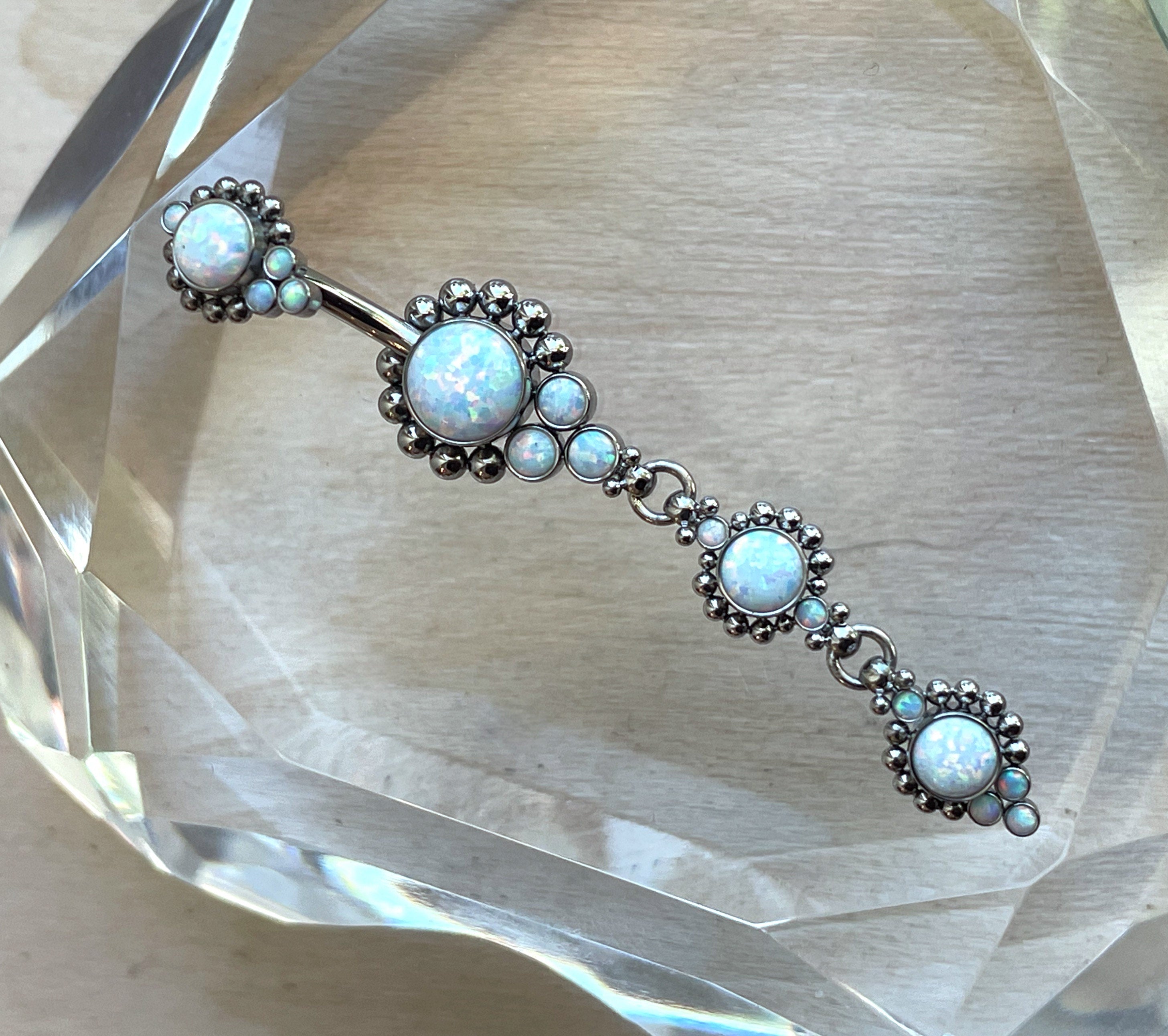 Veil Haute Couture Bijoux Navel Curve by LeRoi Fine Jewelry