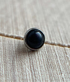 14g Threaded Natural Stone Cabochon