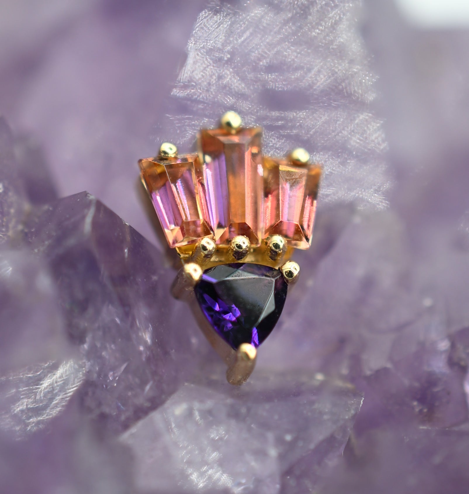 Two Times Blue Amethyst and Anastasia Topaz by BVLA