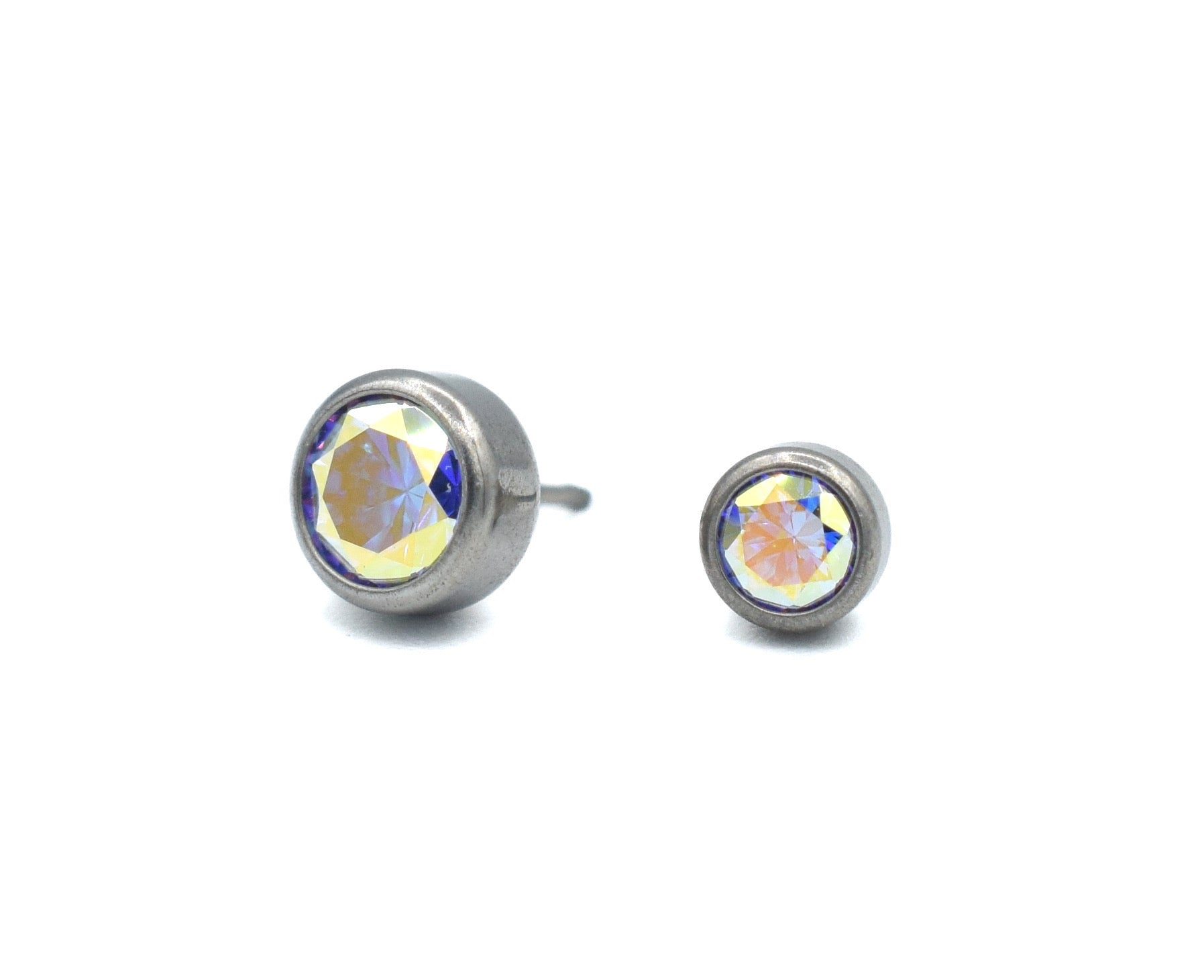 Aurora Borealis CZ Bezel by NeoMetal