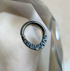 Herringbone Seam Ring by Black Forest