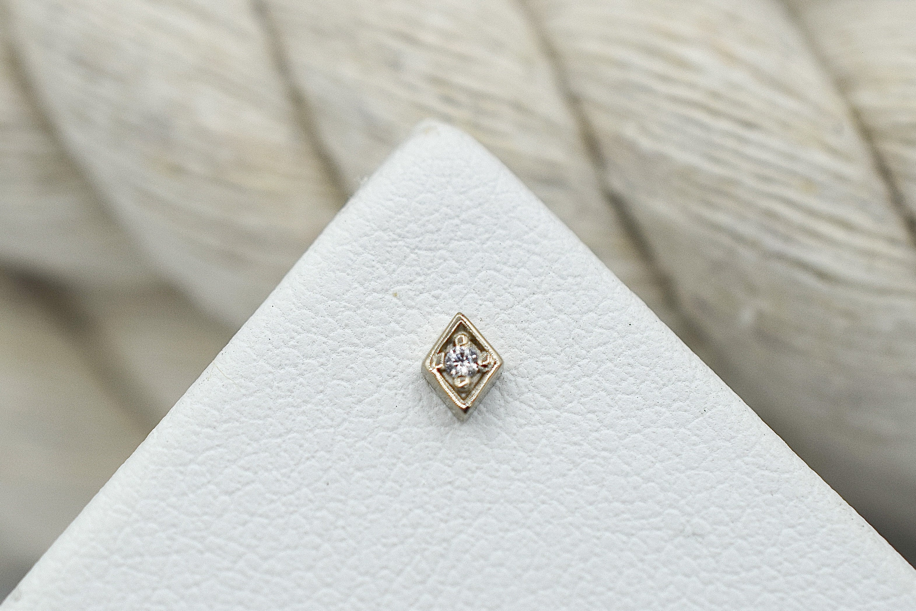 Prism (White CZ) by Mushroom Body Jewelry