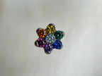14g Threaded Flower (2mm Gems) by Industrial Strength