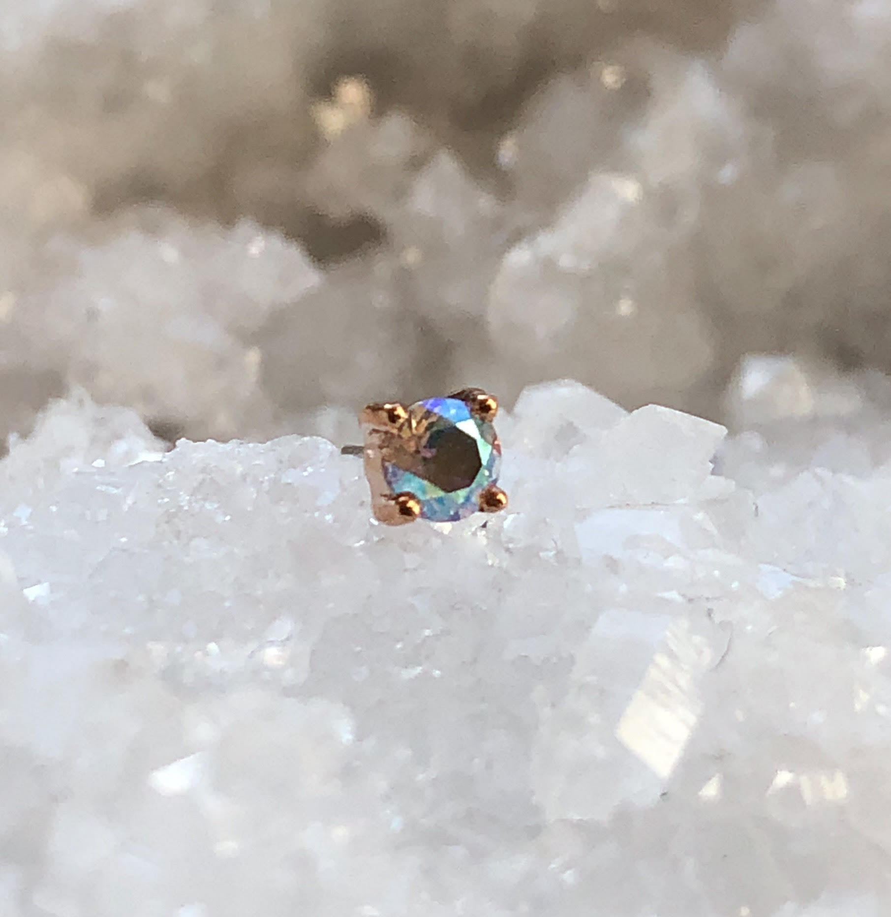 Mercury Mist Topaz Prong by Buddha Jewelry