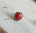 Red Coral Cabochon by NeoMetal