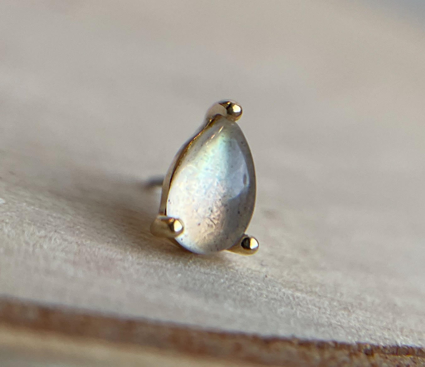 Labradorite Pear by Buddha Jewelry