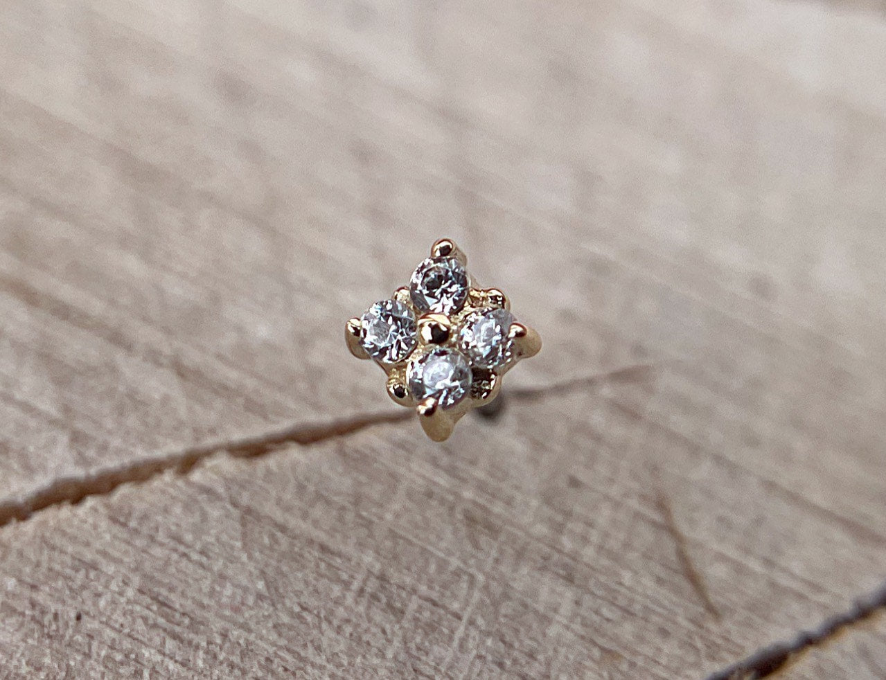 Reema with White CZ by BVLA