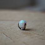 Prong-Set Opals & Stones (3mm Threadless) by People's Jewelry