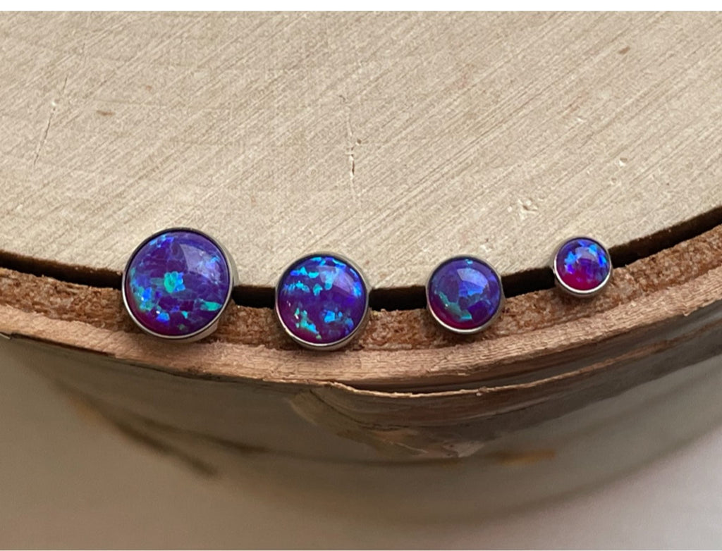14g Threaded Opal Cabochon