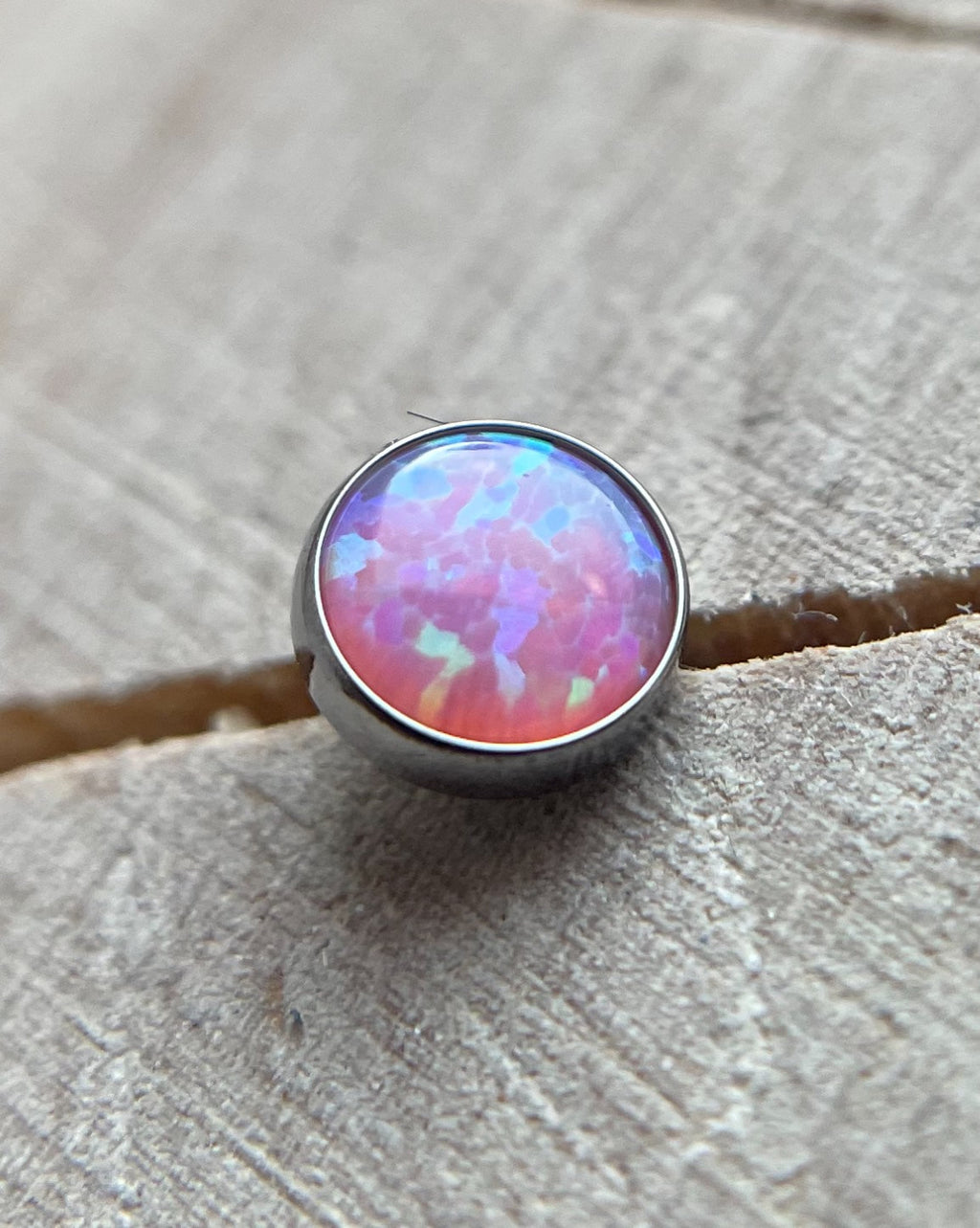 14g Threaded Opal Cabochon
