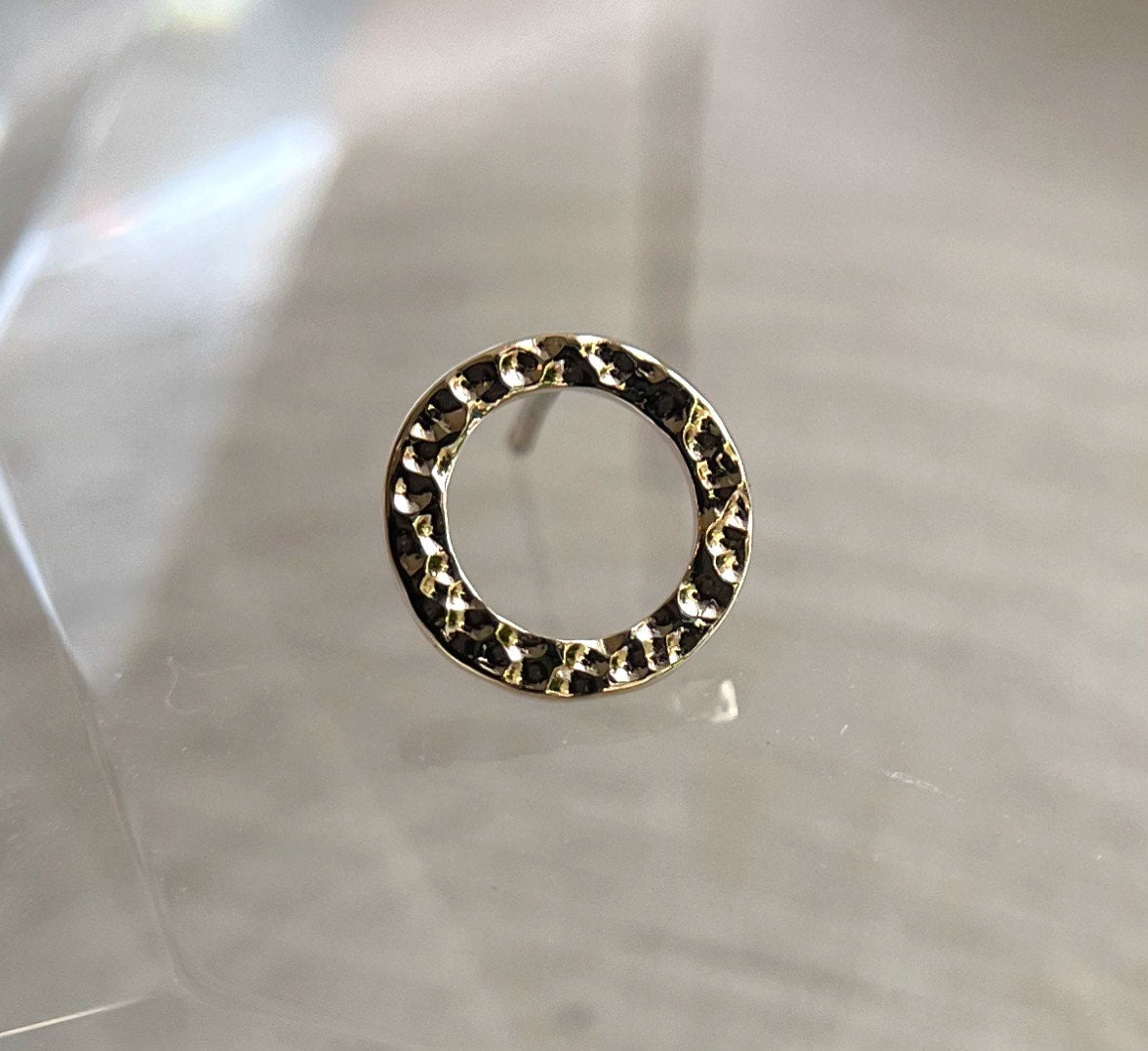 Open Hammered Circle by BVLA