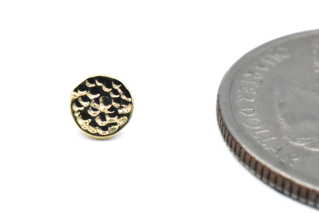 14ga Hammered Disc by Body Gems