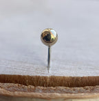 Threadless Gold Bead