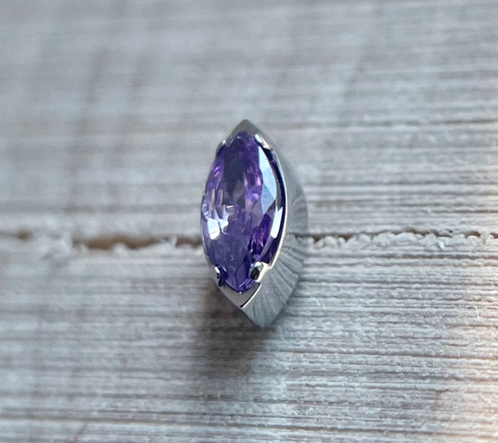 Titanium Single Marquise by Anatometal (ALL COLORS)