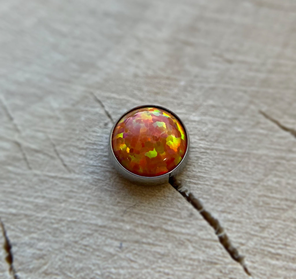 Orange Opal Cabochon by NeoMetal