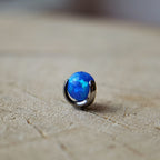 Prong-Set Opals & Stones (3mm Threadless) by People's Jewelry