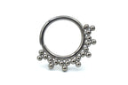 Tri-bead Haute Couture Beaded Seam Ring by LeRoi