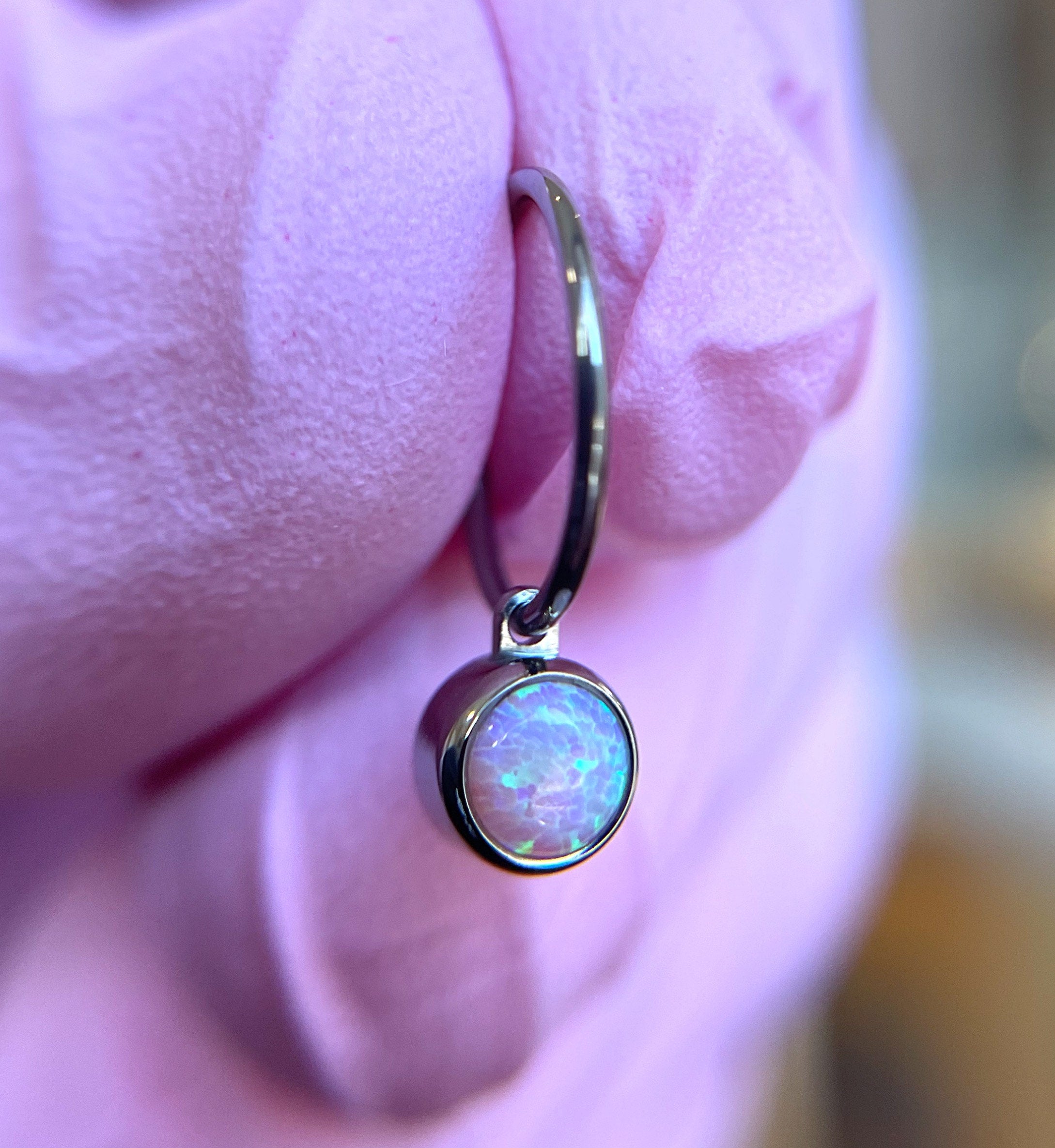 Titanium Dangle Charm for 20g Rings by Industrial Strength